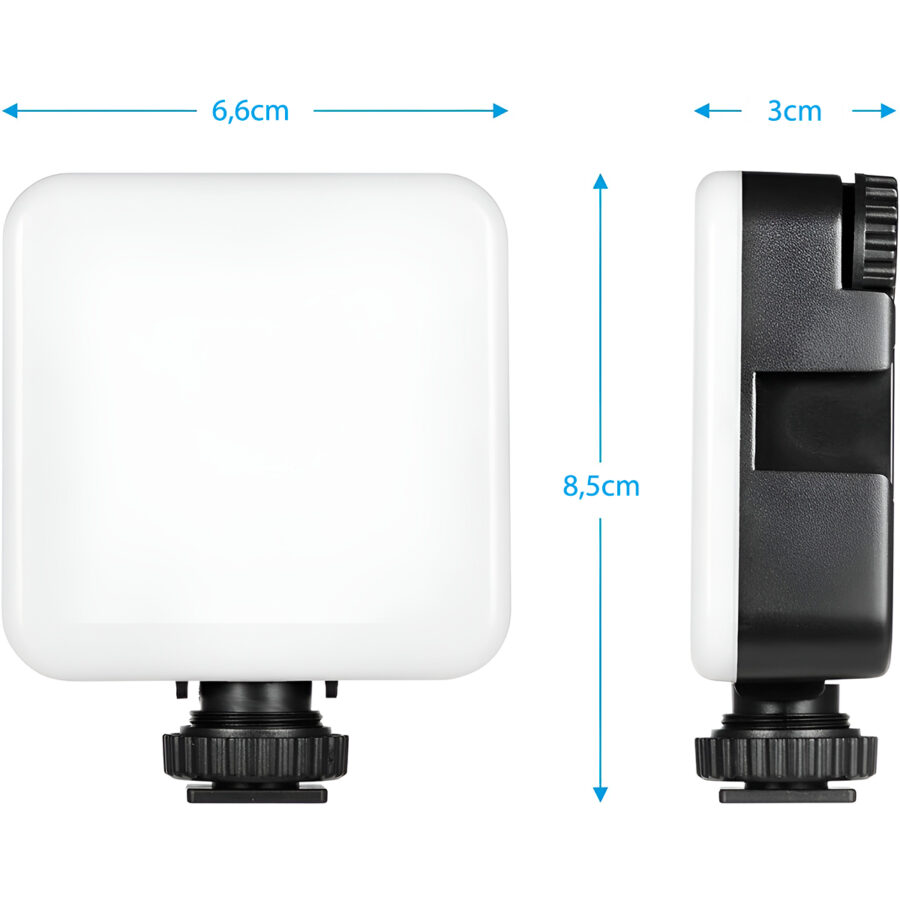 Mini Luz LED Portátil para Vídeo Câmera RGB Lâmpada - Imagem 5