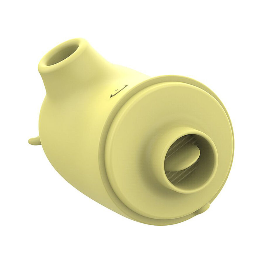 Vibrador Pulsação Língua 2 em 1 Alce Recarregável USB Cor:Amarelo - Imagem 5