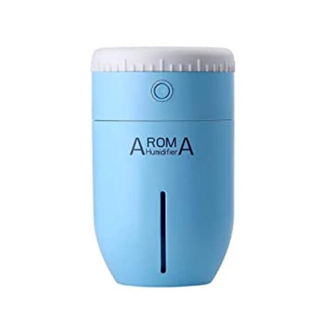 Umidificador De Ar Portatil Purificador Usb Lens Aroma Cor:Azul