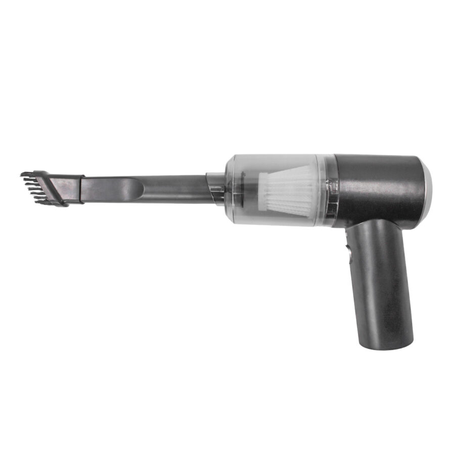 Mini Aspirador De Po Sem Fio Portatil Limpa Tudo Casa Carro Vacuo Cor:Preto - Imagem 5