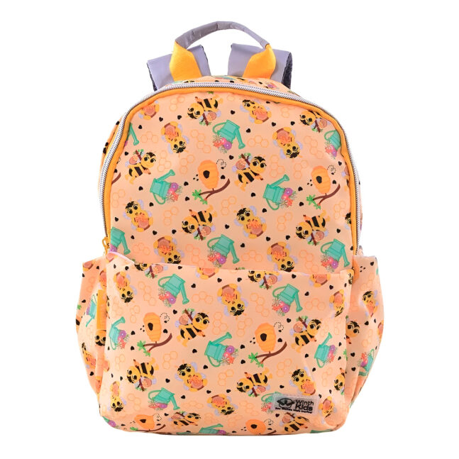 Mochila de Costas Infantil Bichinhos Criança Escola Estampa:Abelha
