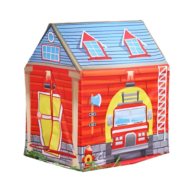 Barraca Infantil Cabana Tenda Toca Casinha Portátil Dobrável Modelo:Bombeiro
