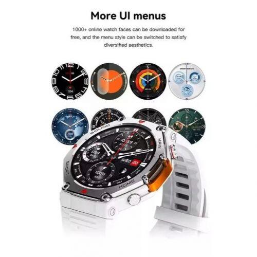 Smartwatch Microwear Ma31 Serie 10 Resistente A Água Bússola Chatgpt Lançamento - Laranja